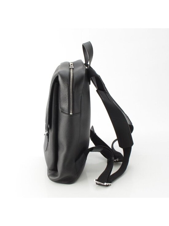 Loewe Military Leather Anagram Silver Backpack Black main image 6
